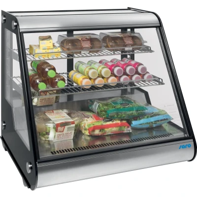 Afbeelding van Koelvitrine tafelmodel rechte ruit Sophie 120L (H)68x(B)70x(D)58