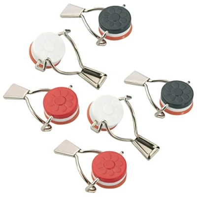 Afbeelding van Westmark Flessendop, 6 delig, met siliconen afdichting, staal, rood/wit/zwart, 444022E3