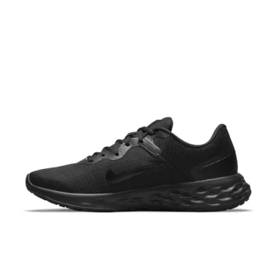 Afbeelding van NIKE Performance Revolution 6 Hardloopschoenen neutraal, Heren, Maat: 40, Black/dark smoke grey Textiel/ synthetisch