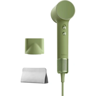 Afbeelding van Laifen Mini High Speed Föhn Groen Haardroger met ionische technologie 3 warmtestanden