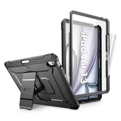Afbeelding van Supcase Unicorn Beetle geschikt voor Pro Apple iPad Air 13 (2024) Zwart