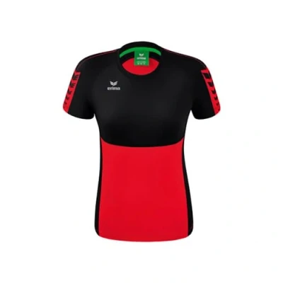 Afbeelding van Six Wings T shirt dames rood/zwart / 42