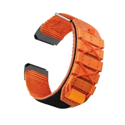 Afbeelding van HYSDFFG sportarmband voor Coros Vertix 2, van robuust nylon, ademend, hol, klittenbandsluiting, compatibel met 2 (D)