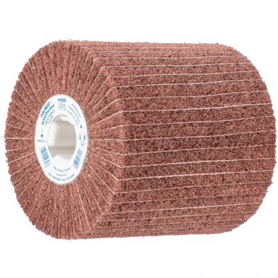 Afbeelding van PFERD 44641112 Polinox vlies schuurwals PNZ Ø 100 x mm spiebaan 19 A 120/F voor fijnschuren en finish 1 stuk(s)
