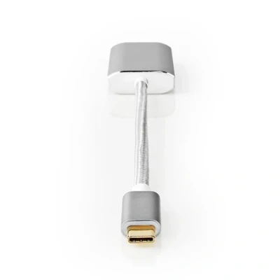 Image de Nedis Adaptateur vidéo USB C mâle pour HDMI femelle 20 cm argent moulé support 4K