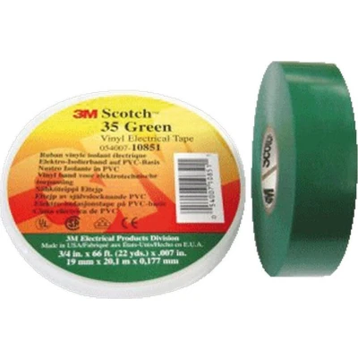 Afbeelding van Scotch Scotch™ 35 SCOTCH35 19X20GN Isolatietape Groen (l x b) 20 m 19 mm 1 stuk(s)