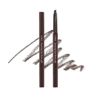 Afbeelding van Etude House Drawing Eye Brow 0,25 g #1 Donkerbruin 21AD Langdurige wenkbrauwstift voor wenkbrauwmake up met zachte en natuurlijke textuur K Beauty