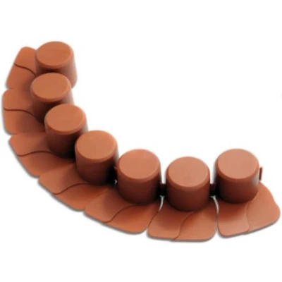 Afbeelding van Prosperplast Tuinafscheiding IPAL7 gazonrand 4,05m / kleur terracotta