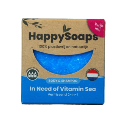 Afbeelding van HappySoaps In Need of Vitamin Sea Shampoo Bar 70g bars