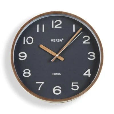 Afbeelding van Muurklok Versa Grijs Plastic Kwarts 4,3 x 30 cm