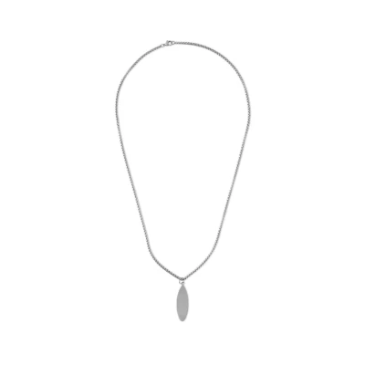 Afbeelding van Akitsune NALU SURF Board Ketting, Heren, Maat: 70, Silver coloured