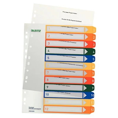Image de Intercalaire A4+ Polypropylène imprimable PC pack de 10 Leitz