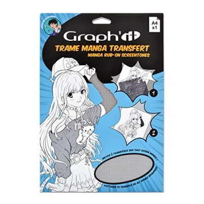 Afbeelding van GRAPH&#039;IT Inslag Manga, Tartan, A4