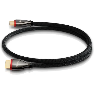 Afbeelding van 0,75 m HDMI Rundkabel 2.1, Noir