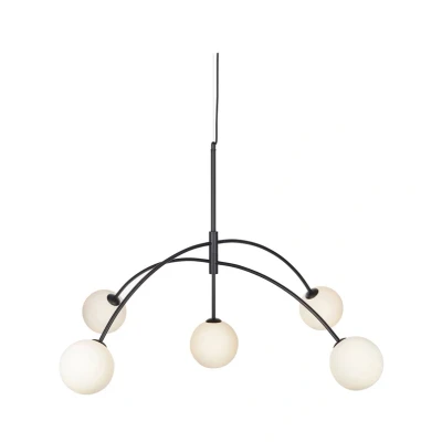 Image de Markslöjd Heaven 5 Suspension Noir/Opale