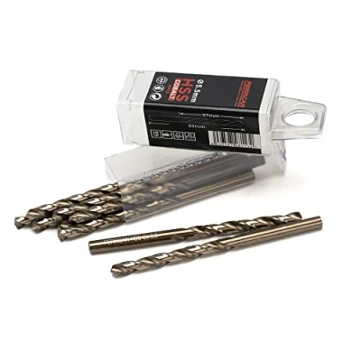 Afbeelding van Ferrcan Metalen boor HSS DIN338 M35 kobalt 3 7 mm (pak van 10 stuks) (5,5 mm)