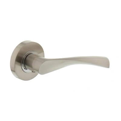 Afbeelding van Intersteel Deurklink chroom / nikkel Giussy Ø52x9 mm