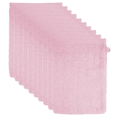 Afbeelding van 10x The One Towelling Washandje 15x21 Licht Roze