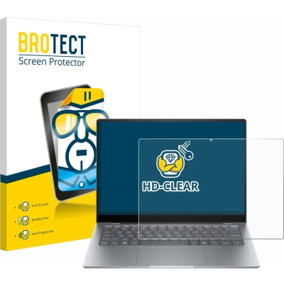 Afbeelding van BROTECT Screenprotector voor HP OmniBook X AI PC 14 Folie Beschermfolie transparant