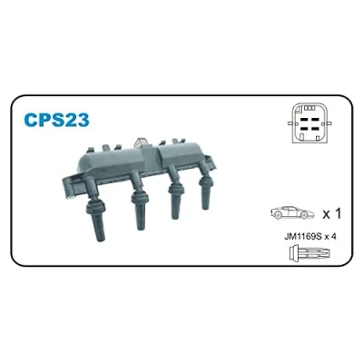 Afbeelding van JANMOR CPS23 Bobine PEUGEOT: 106 II Hatchback, 206 307 Estate, CITROËN: C3 I C2 Berlingo / First Van