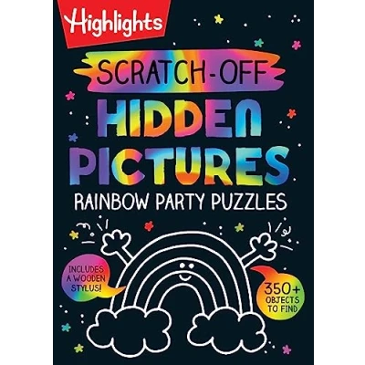 Afbeelding van Highlights Scratch Off Activity Books Hidden Pictures Rainbow Party Puzzles