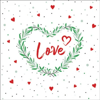 Afbeelding van Lots of love red