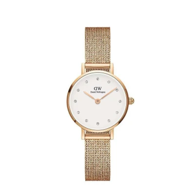 Afbeelding van Daniel Wellington Petite Pressed Studio Lumine Horloge Rose goldcoloured, Dames, Maat: 24, gold coloured