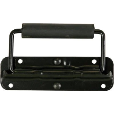 Afbeelding van HQ Power Handvat, voor luidsprekerkast, 140 x 40 mm, met veer, metaal, zwart