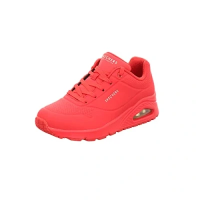 Afbeelding van Skechers Sport UNO Sneakers laag, Dames, Maat: 35, Red Hoogwaardig imitatieleer