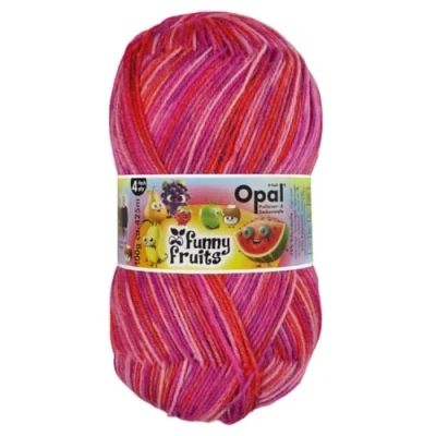 Afbeelding van Opal Funny Fruits 11410 (425 m), 4 laags, duurzaam garen, 1 x 100 g