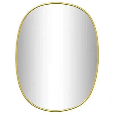 Afbeelding van vidaXL Wandspiegel 40x30 cm goudkleurig