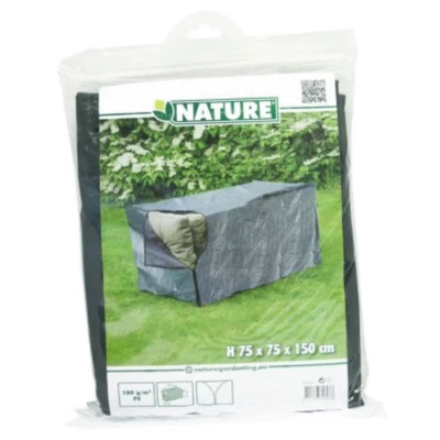 Afbeelding van Nature Hoes Voor Loungekussens Tuinmeubelen 75x150x75 cm Grijs