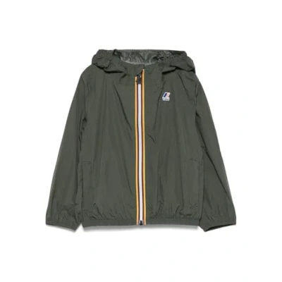 Afbeelding van K Way LE VRAI 4.0 Claude Unisex Regenjas voor kinderen, Maat: 152, Green blackish