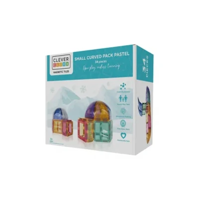 Afbeelding van Small Curved Pack Pastel 34 Stuks Speelgoed +3 jaar