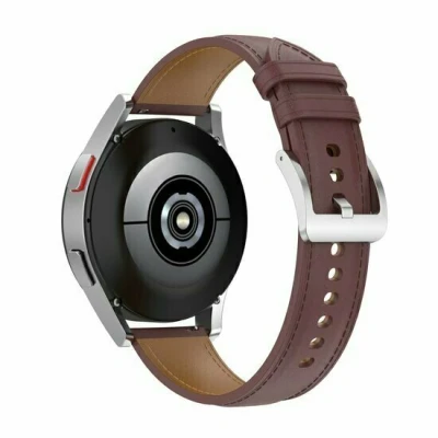 Afbeelding van Garmin Forerunner 255 Luxe leren bandje Donkerbruin leather
