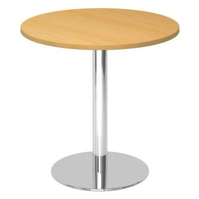 Afbeelding van hjh OFFICE PRO Bistro F80R C Systeem conferentietafel Beuken / Chroom