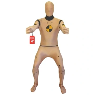 Afbeelding van Morphsuits Officieel Crash Test Dummy kostuum voor volwassenen, Halloween en carnaval, M (150 162 cm)