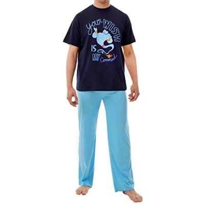 Afbeelding van Disney Pyjamaset Aladdin Heren, Blauw