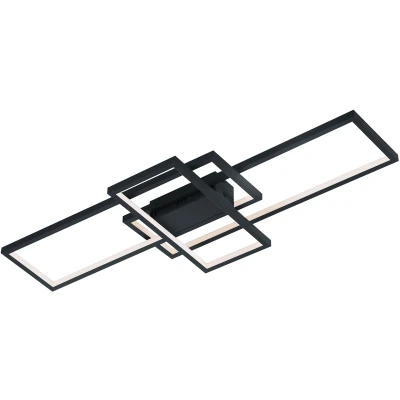 Afbeelding van Trio WiZ Thiago smart plafondlamp 104cm antraciet