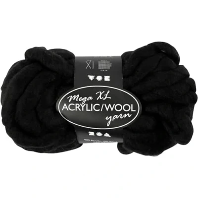 Image de Creotime Fil XL noir 15 m. 300 gr.