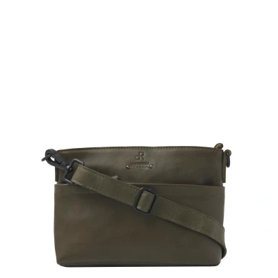 Afbeelding van dR Amsterdam Tampa Schoudertas V olive Damestas