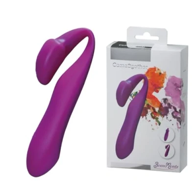 Afbeelding van BeauMents Come2gether Strapless Strap on Vibrator Paars