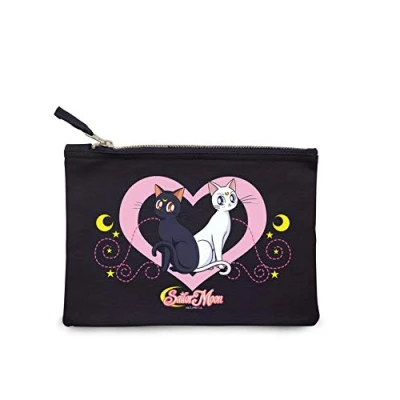Afbeelding van SAILOR MOON Cosmetic Case &quot;Luna &amp; Artemis&quot; Blue
