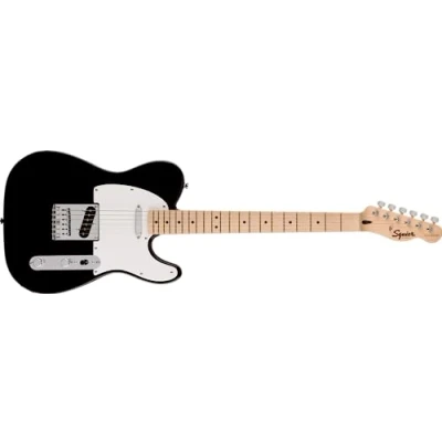 Afbeelding van Squier Sonic Telecaster MN Black Elektrische gitaar