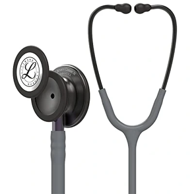 Image de 3M Littmann Stéthoscope de Surveillance Classic III, Tubulure Grise, Smoke Edition, Base Gris Violet, 69 cm, 5873