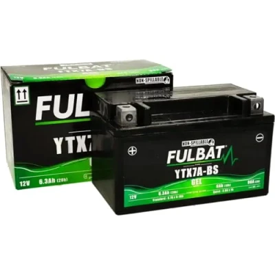 Afbeelding van Fulbat Accu YTX7A BS Gel 12V 6Ah (Onderhoudsvrij)