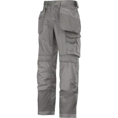 Afbeelding van Snickers 3214 Canvas+ Werkbroek met Holsterzakken Grijs/Grijs 146