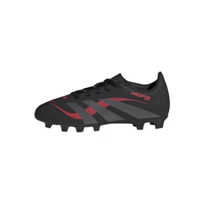 Afbeelding van adidas Uniseks kinderen Predator Club Firm Ground/Multi Ground Football Boots Kids, Core Black / Grey Four Lucid Red