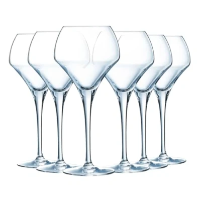 Afbeelding van Chef &amp; Sommelier Collectie Open Up 6 wijnglazen 37 cl van kristal rond modern en elegant gemaakt in Frankrijk versterkte verpakking
