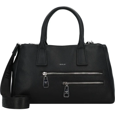 Afbeelding van REPLAY Handtas Schoudertas Handbag Black Zwart
